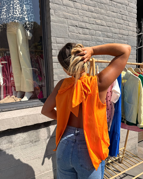 Blouse orange - ELINA