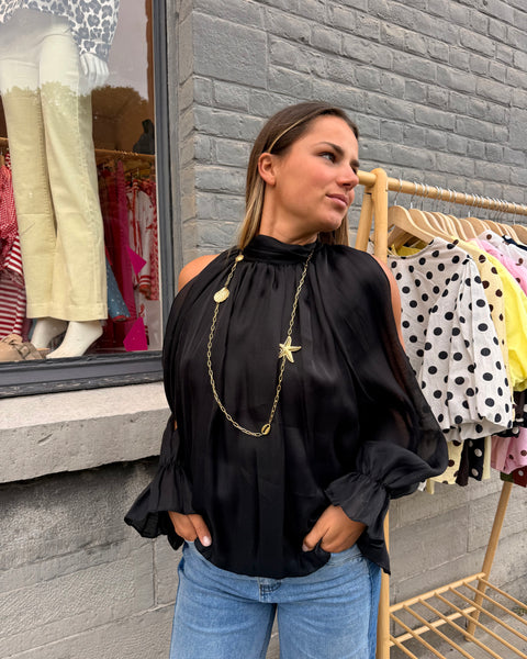 Blouse noire - CHRISTIE