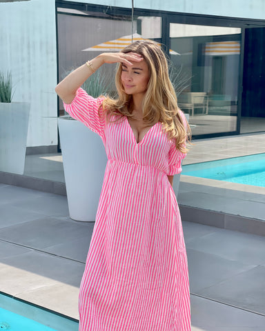 Robe rose pâle - LIGNÉE