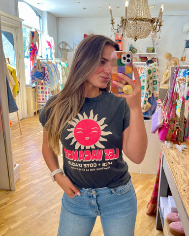 T-shirt gris - LES VACANCES