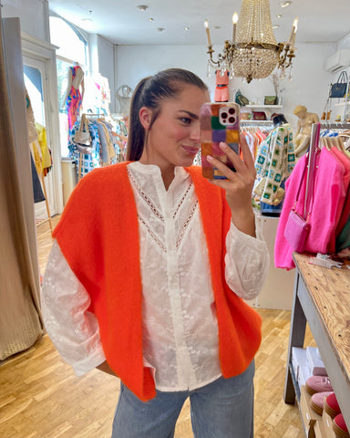 Gilet orange - CARMEN