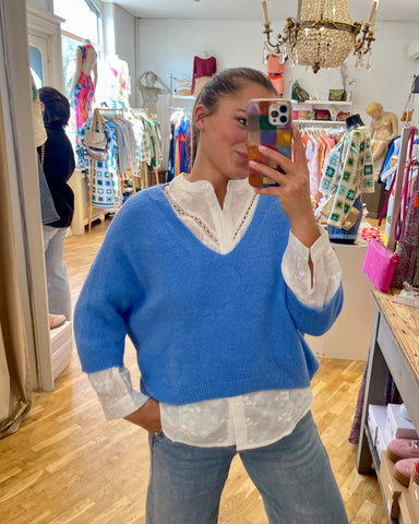 Pull bleu - JADI
