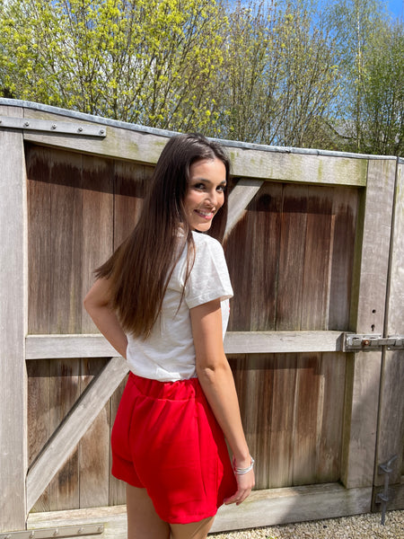 Jupe short rouge - LOLITA