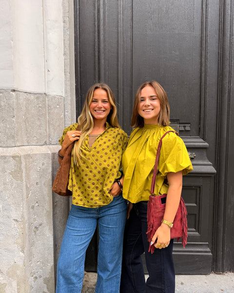 Chemise vert anis - POIS