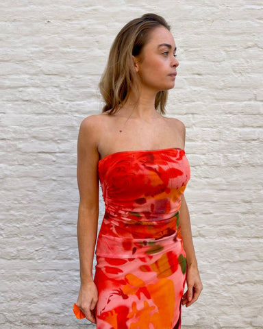 Robe corail - SARA