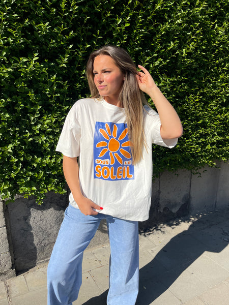 T-shirt bleu - SOUS LE SOLEIL