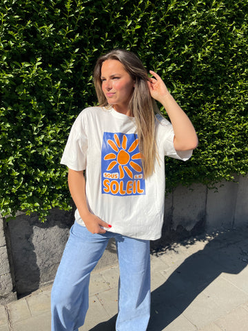 T-shirt bleu - SOUS LE SOLEIL