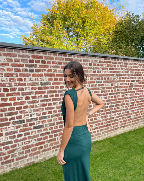 Robe verte - ANAËLLE