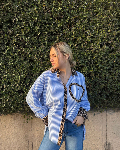 Striped Shirt - LEOPARD