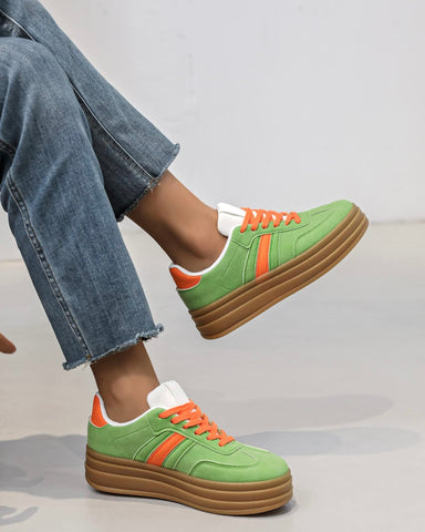 Baskets verte - GAZELLE