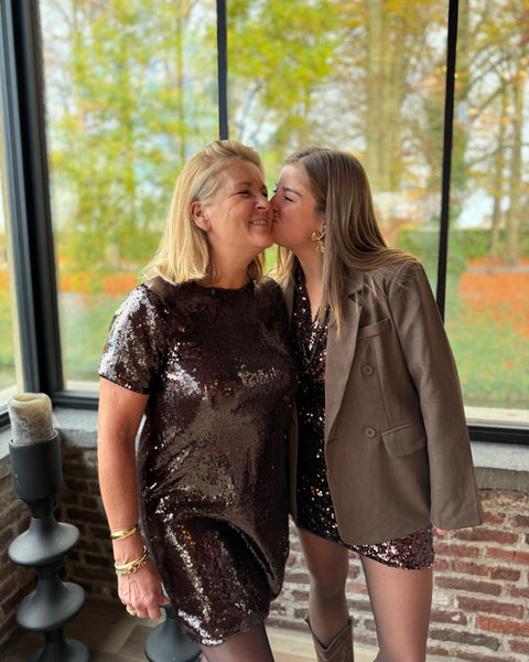 Veste costard chocolat - MARIE SO