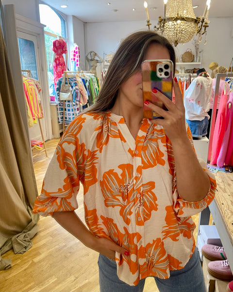 Chemisier orange - MAYA