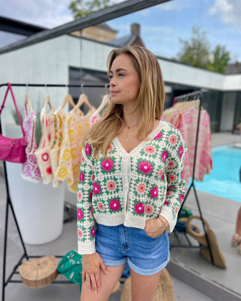 Gilet crochet - ZAZIE