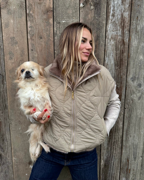 Veste réversible - BEIGE