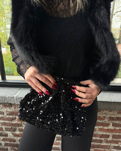 Haut dentelle noir - CALI