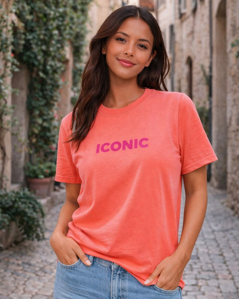 T-shirt corail - ICONIC