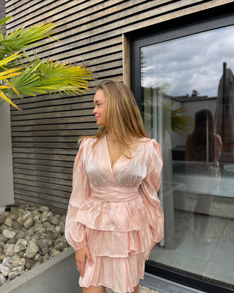 Robe rose poudré - CAMILLE