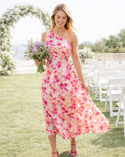 Pink/orange dress - ELISA