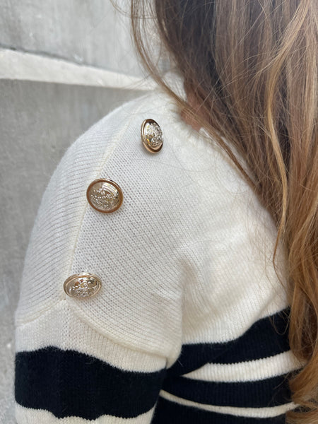 Pull blanc - MARRIN
