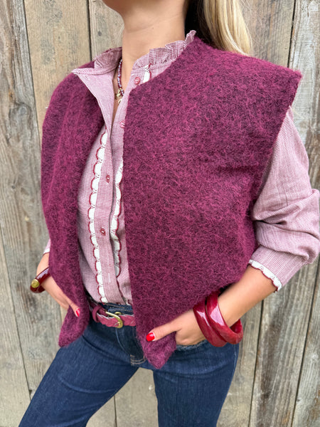 Veste bordeaux - CASSIS