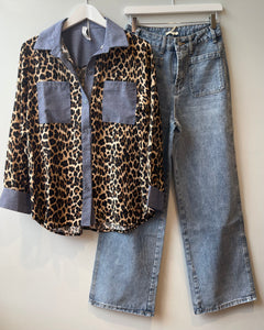 Chemise jeans - LÉOPARD