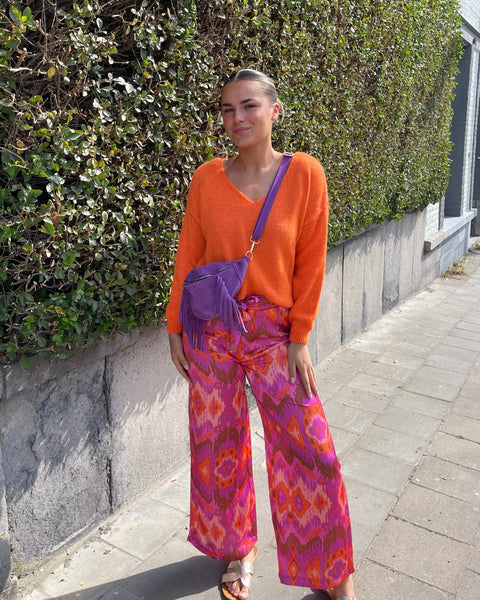 Pull orange - MATHILDE