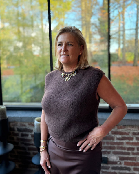 Pull chocolat - DADJI