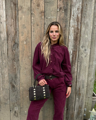 Pantalon bordeaux - VELOUR
