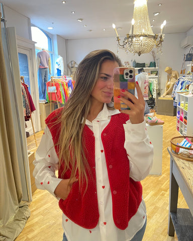 Gilet rouge - TEDDY