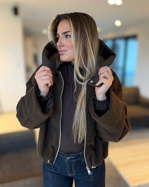 Veste chocolat - VACHI