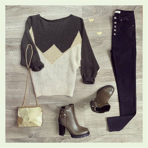 Pull kaki - ZOE