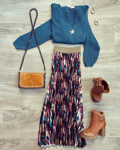 Pull étoile - VANILLE