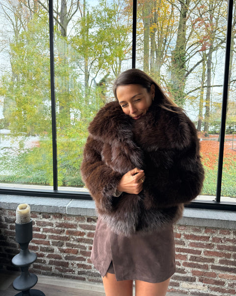 Veste chocolat - FURIUSIA