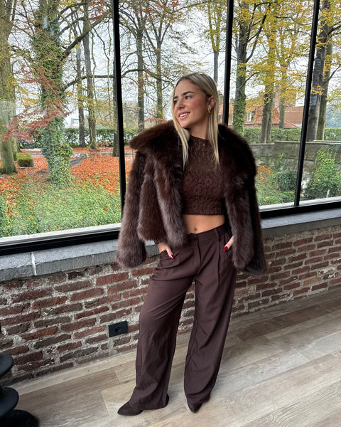 Veste chocolat - FURIUSIA