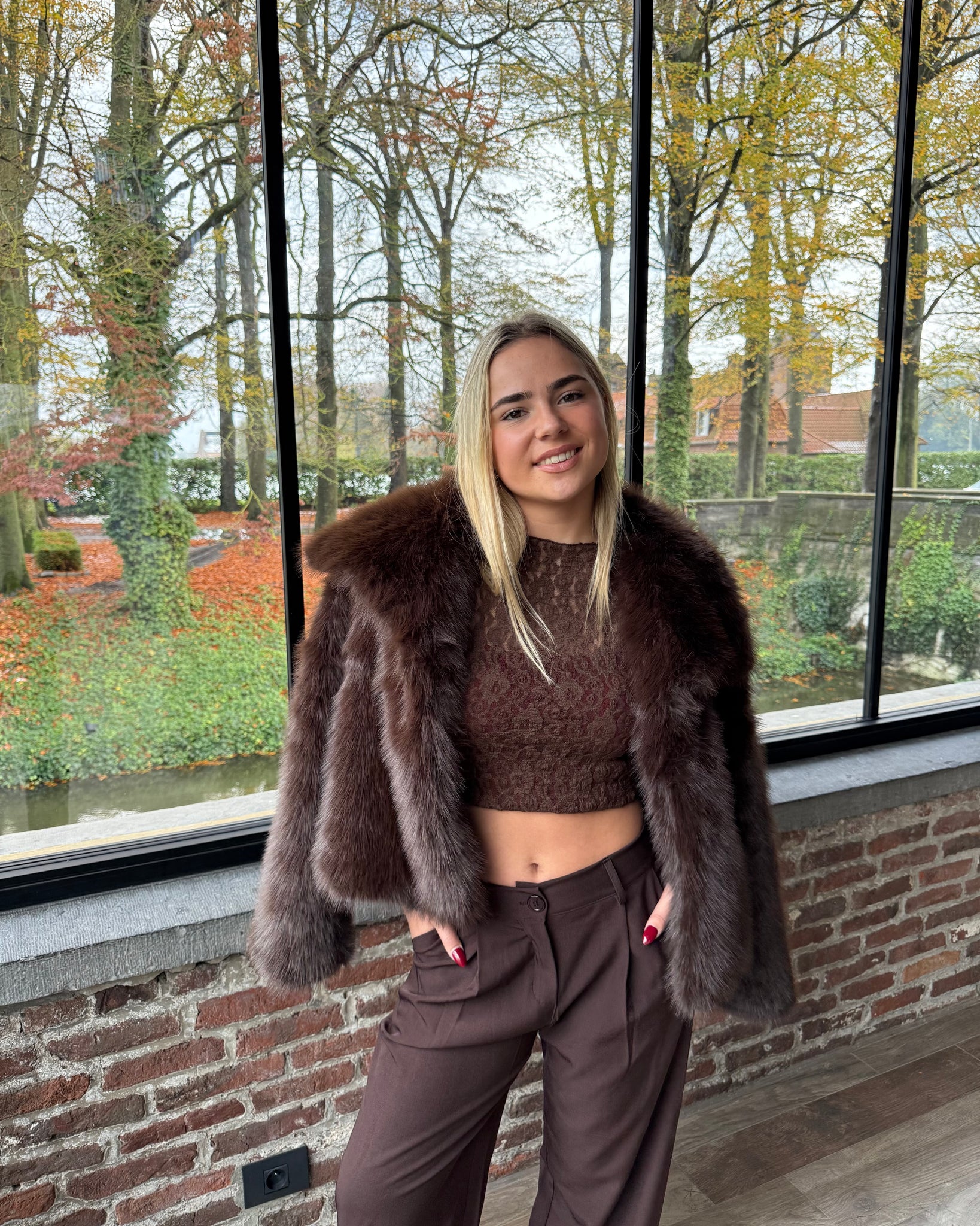 Veste chocolat - FURIUSIA