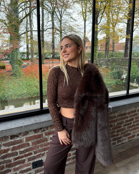 Veste chocolat - FURIUSIA