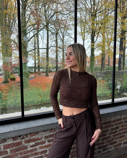 Haut chocolat - DENTELLE