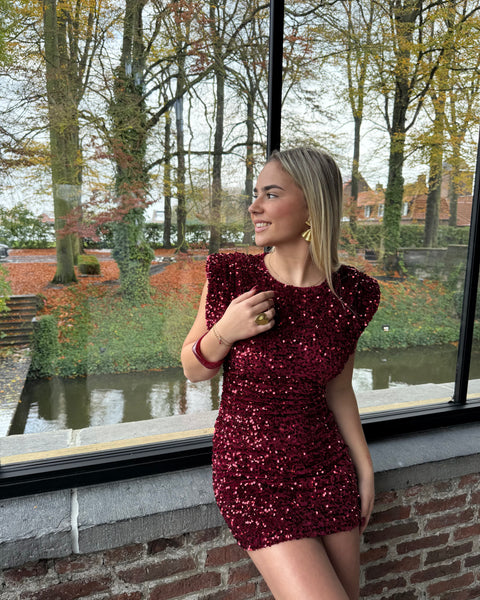 Robe rouge sequin rouge - ESRATI