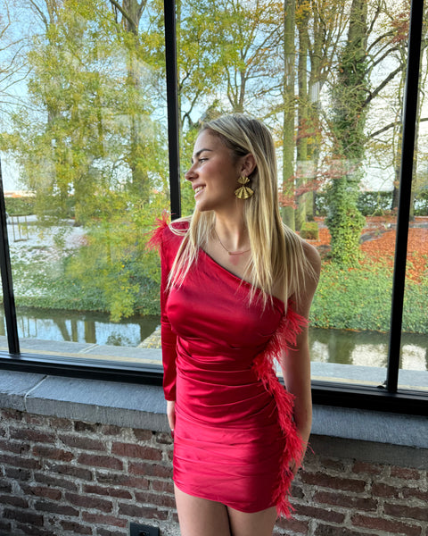 Robe rouge - PLUME