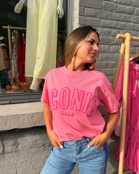 T-shirt rose - ICONIC CLUB