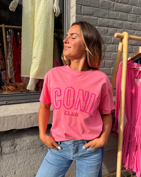 T-shirt rose - ICONIC CLUB