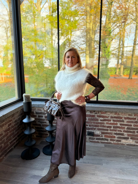 Pull sans manche - COL ROULÉ