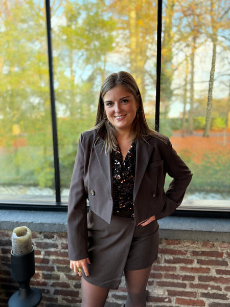 Jupe chocolat - PAULINE