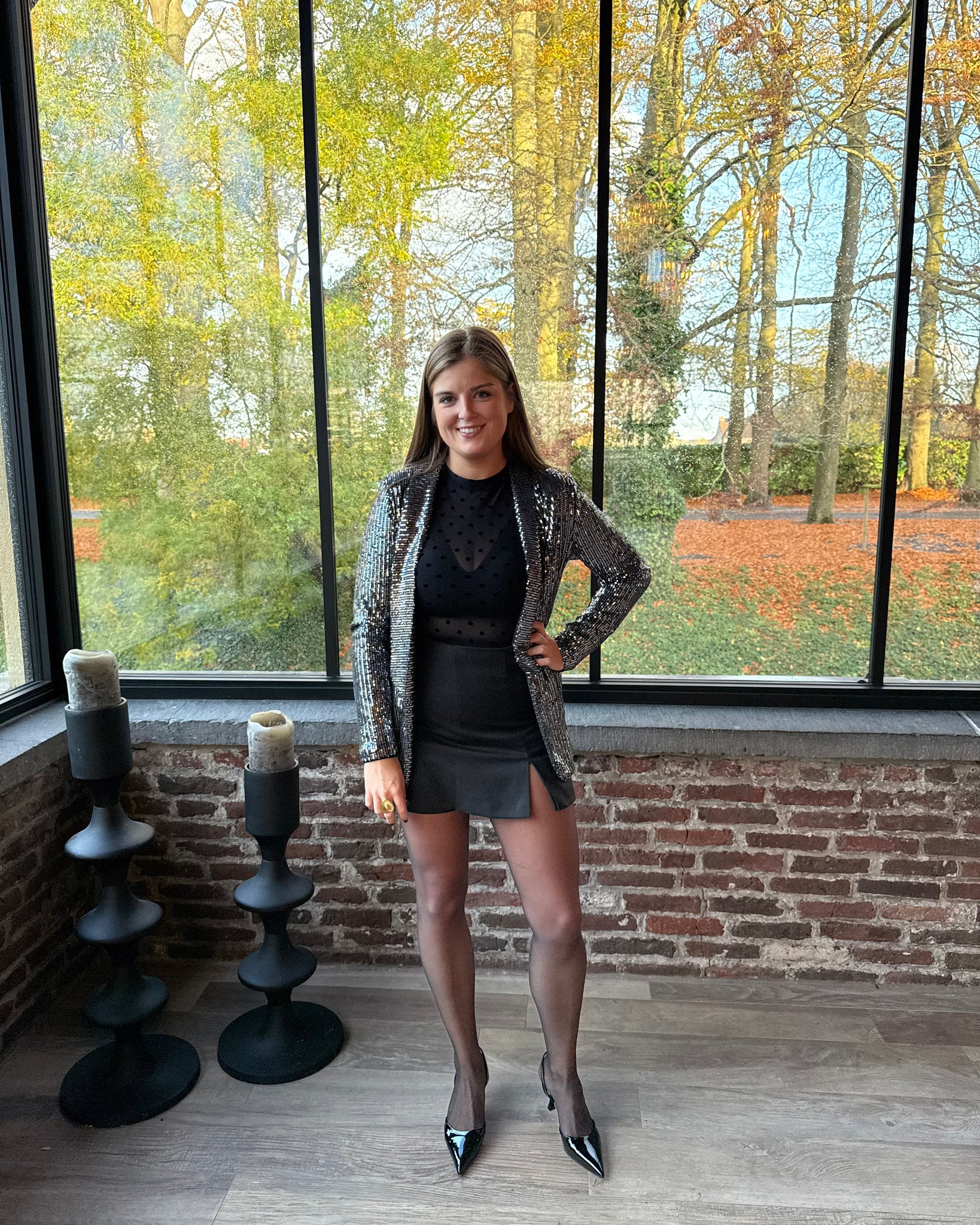 Jupe short noir - ELOI