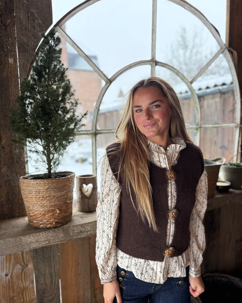 Chemisie chocolat - MAYA