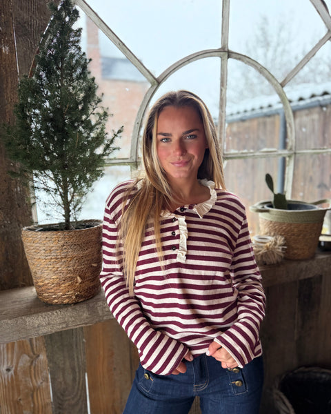 Polo bordeaux - ANDIE