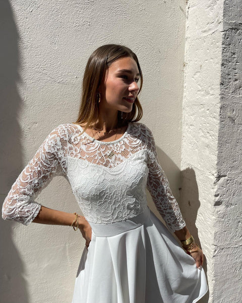 Robe blanche - MAËLYS