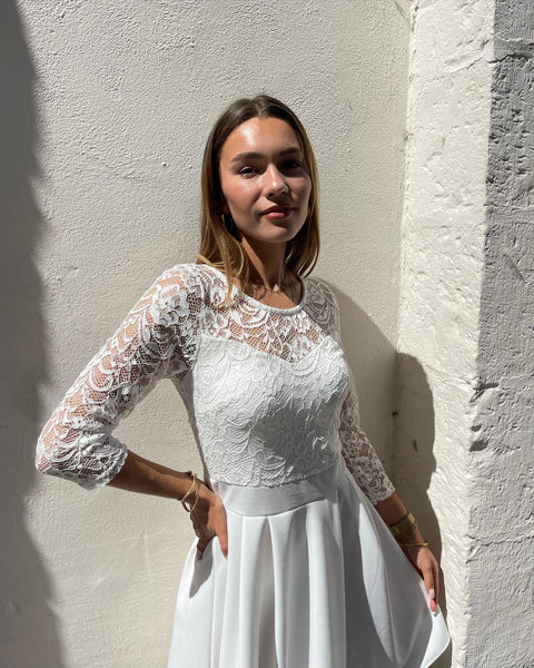Robe blanche - MAËLYS