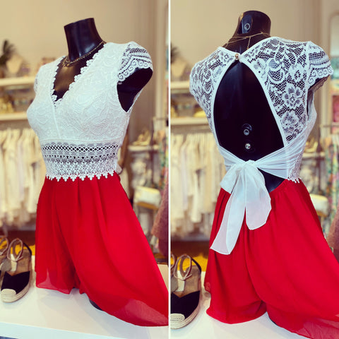 Combi rouge - CYNTHIA
