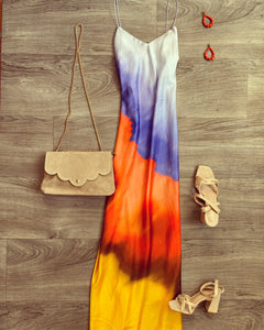 Robe orange - LOANA
